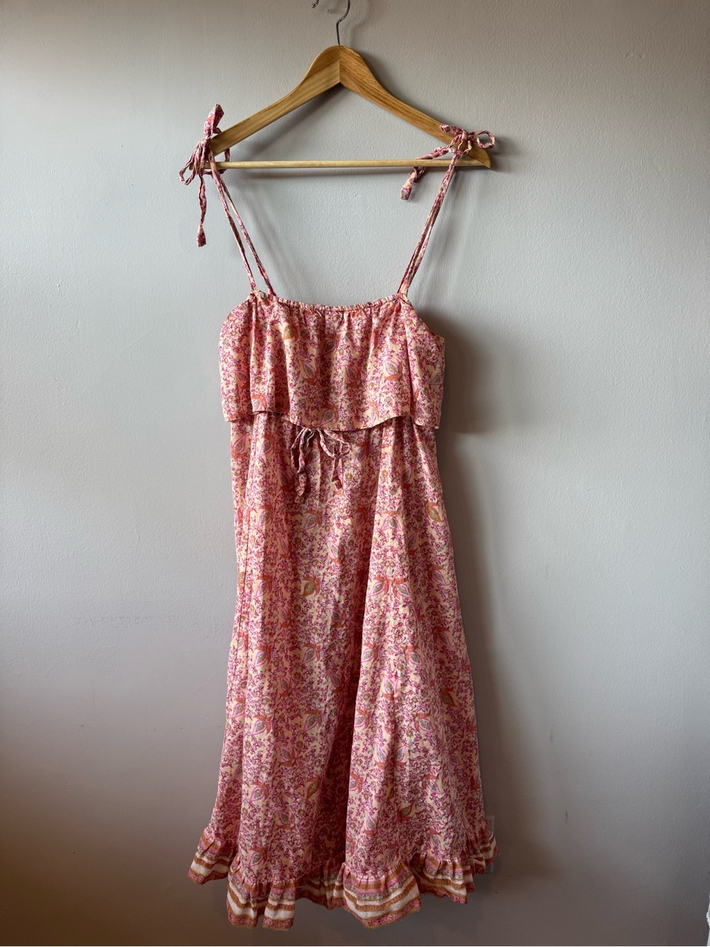 Free People Women’s Tangier Babydoll Floral Maxi Dress Size Small
